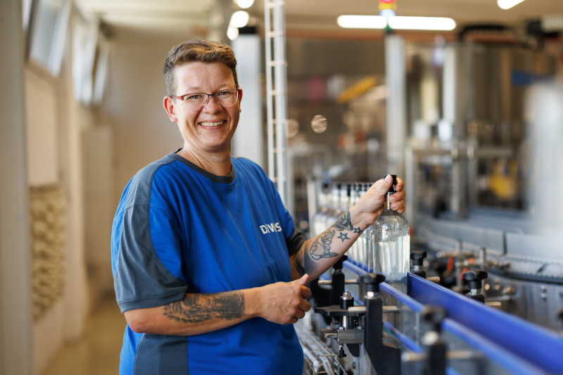 Anita Bärtschi, Mitarbeiterin Abfüllerei